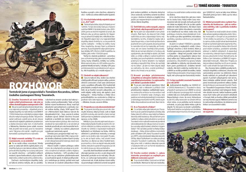 Touratech rozhovor