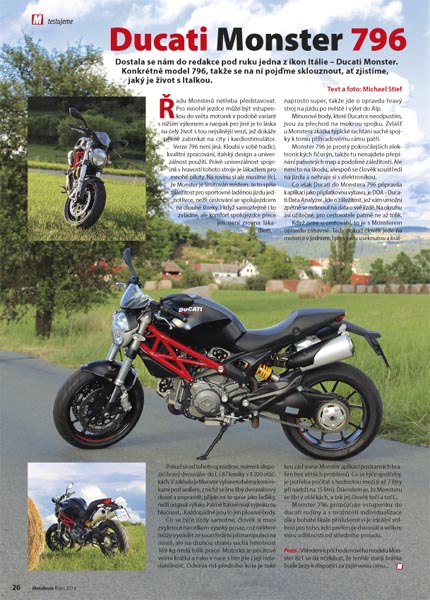 Test Ducati Monster 796