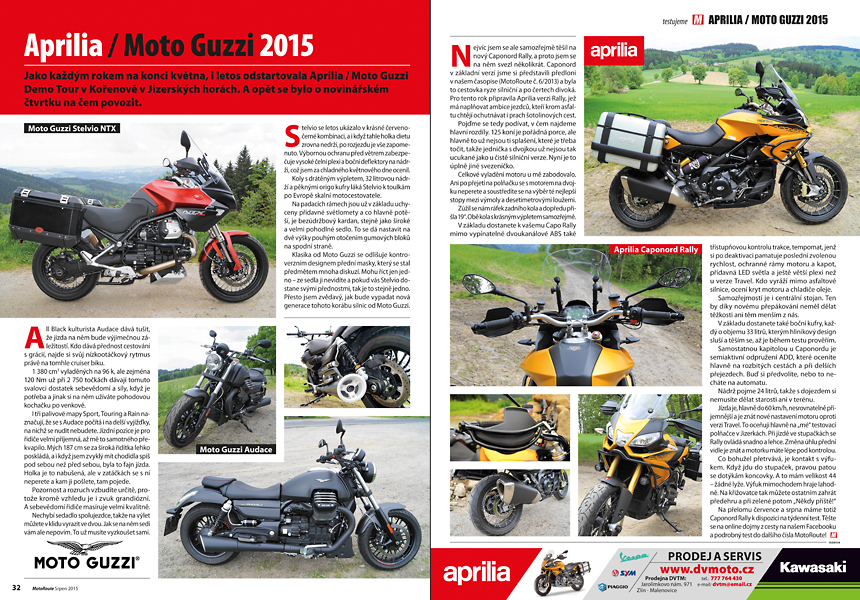 Aprilia / Moto Guzzi 2015