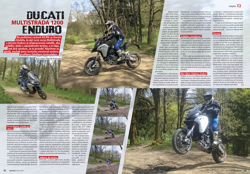 Test Ducati Multistrada Enduro offroad