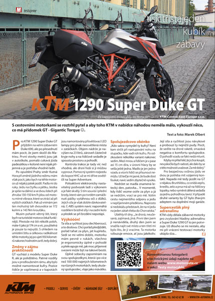 Test KTM 1290 Super Duke GT