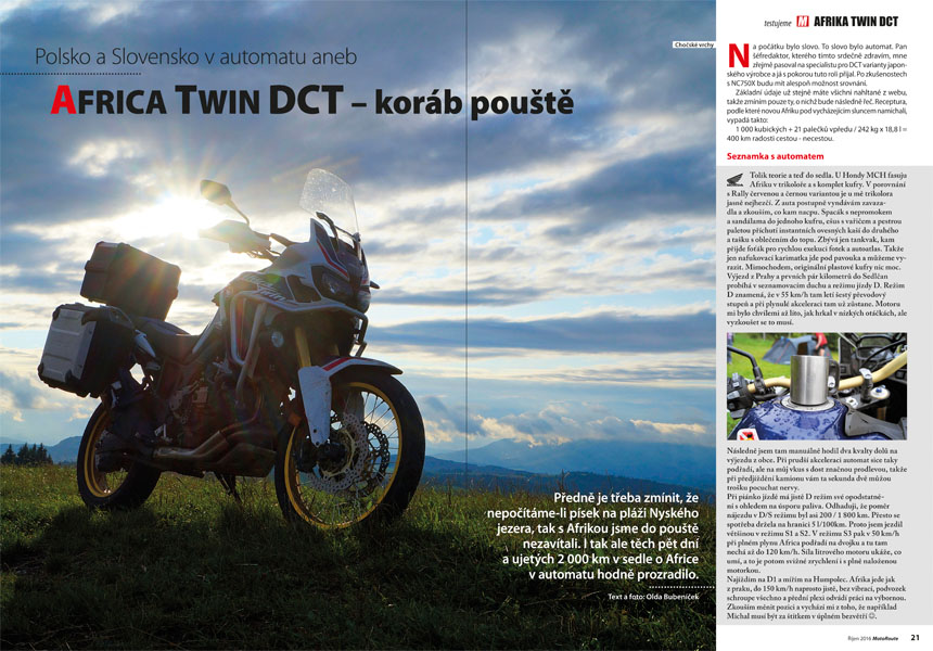 Test: Honda Africa Twin DCT