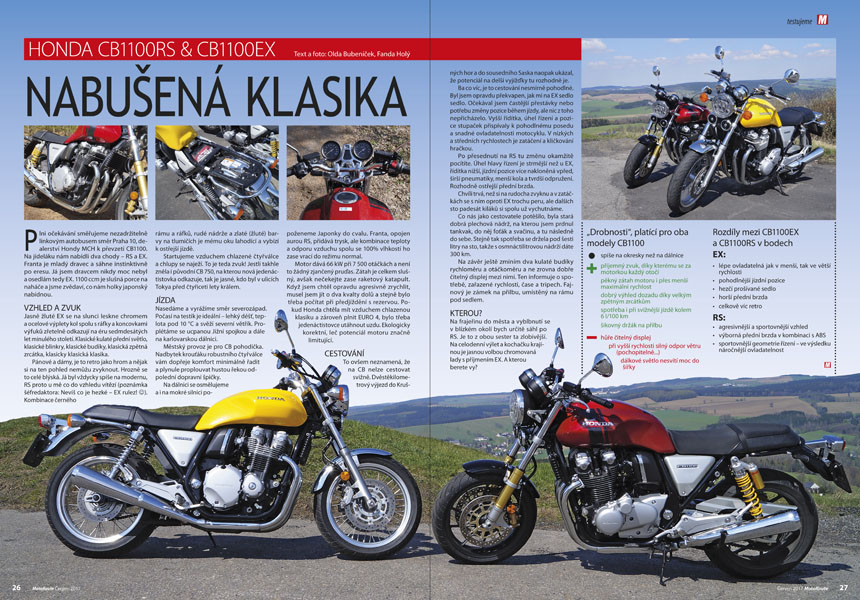   Test: Honda CB1100RS & CB1100EX