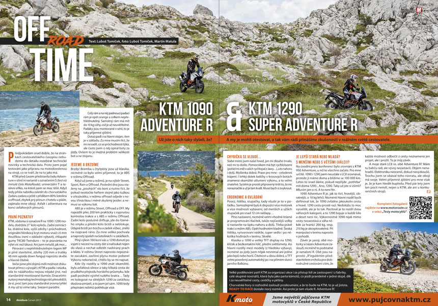 Test KTM 1090 Adventure R, 1290 Super Adventure R