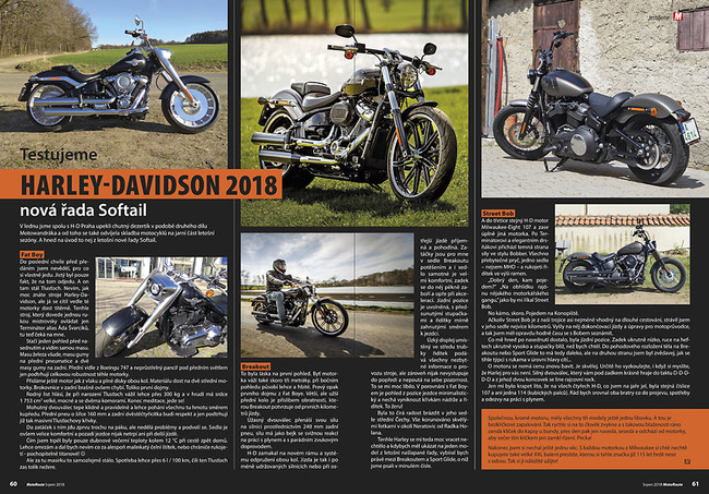 Test Harley-Davidson Fat Boy, Breakout a Street Bob