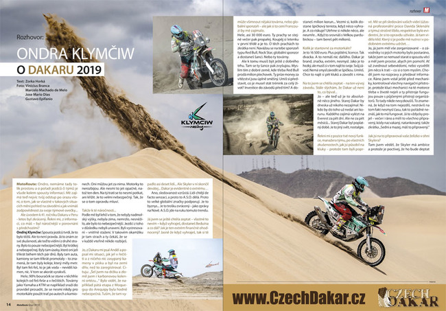 Ondřej Klymčiw Dakar