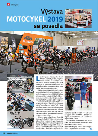 Motocykel 2019