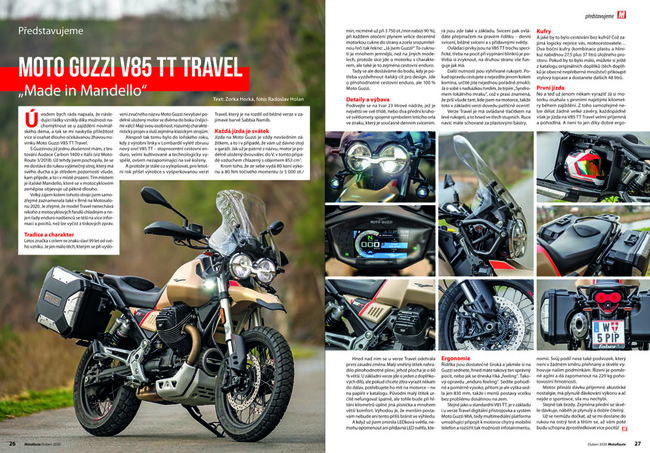 Test Moto Guzzi V85 TT Travel