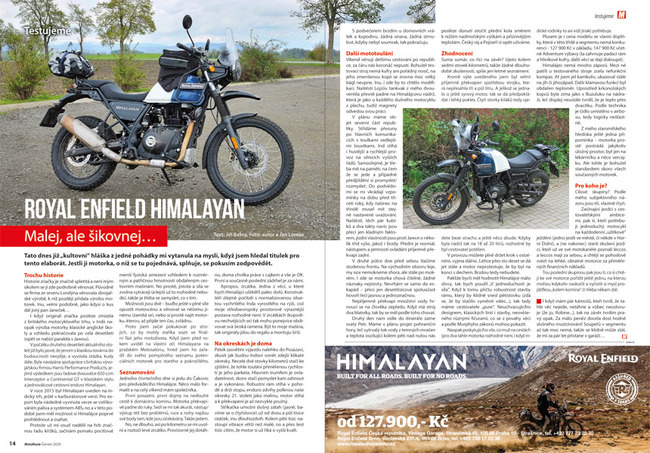 Test Royal Enfield Himalayan