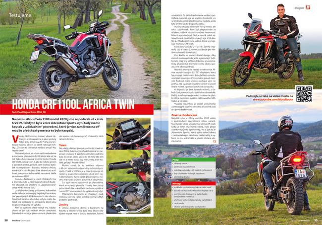 Test Honda CRF1100L Africa Twin