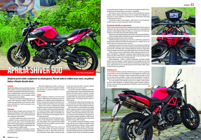 Test Aprilia Shiver