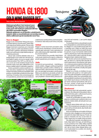 Test Honda Gold Wing Bagger 2020