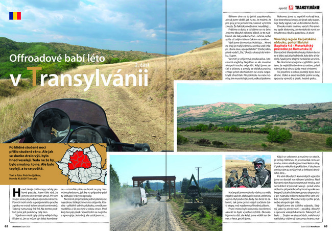 Offroadové babí léto v Transylvánii