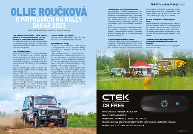 Ollie Roučková Dakar 2023