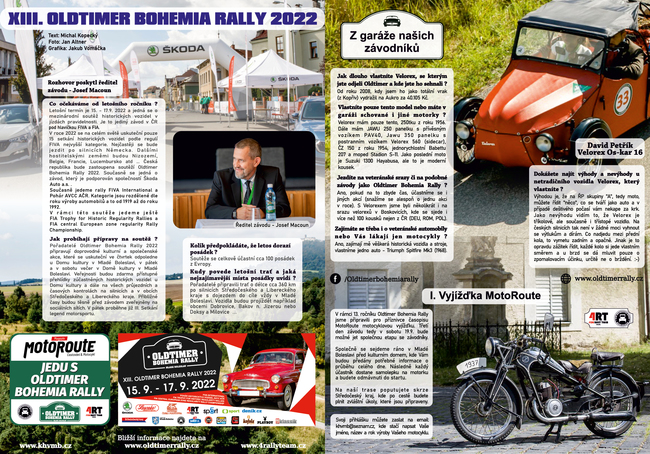 Oldtimer Bohemia Rally 2022