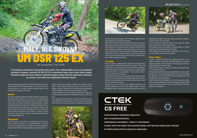 Test UM DSR 125 EX