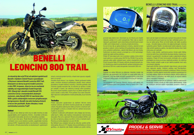 Test: Benelli Leoncino 800 Trail