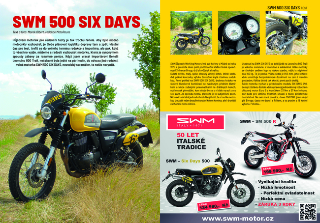 Test SWM 500 Six Days