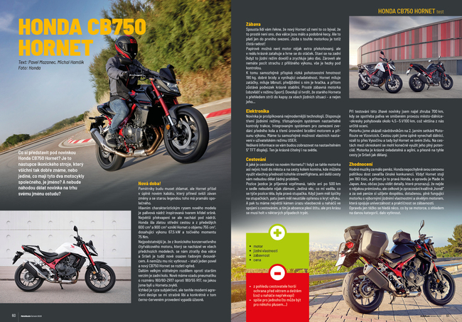 Test: Honda CB750 Hornet