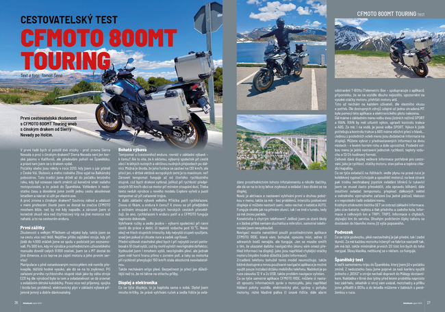 Test CFMOTO 800MT Touring