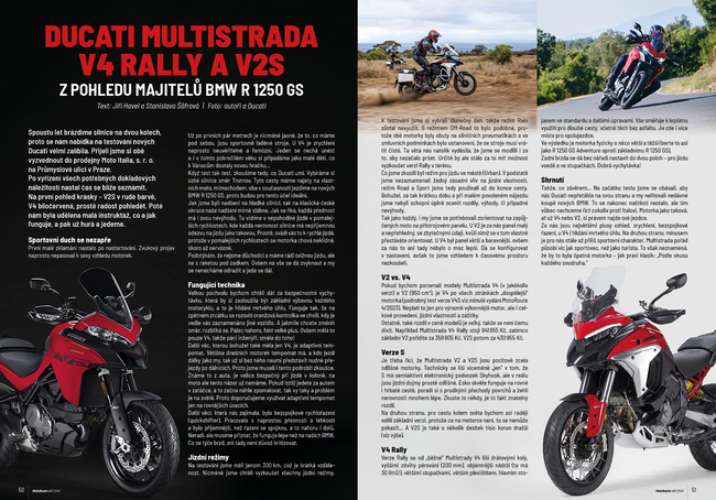 Test: Ducati Multistrada V4 Rally a V2S