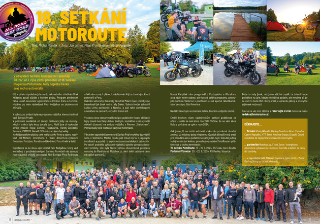 18. setkání MotoRoute 2023