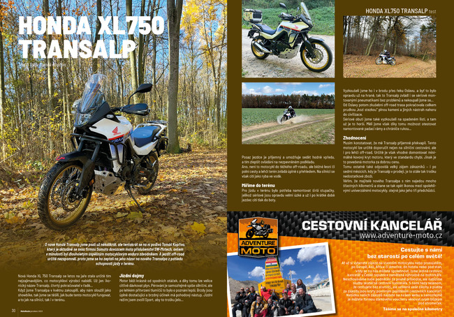 Test: Honda XL750 Transalp off-road