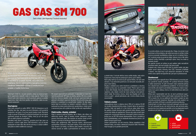 Tes: Gas Gas SM 700