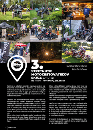 3. Stretnutie motocestovateľov SK/CZ
