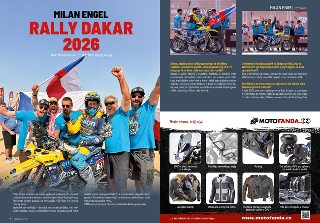 Milan Engel o Rally Dakar 2026