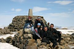 "Vrcholová" skupina na Ben Nevis