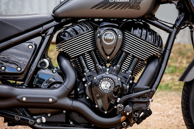 Indian  Chief Bobber Dark Horse engine