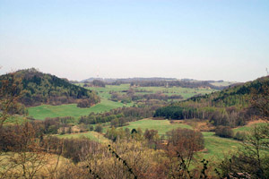 Pohled z Levína na západ