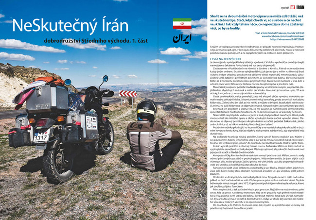 Írán na motorce