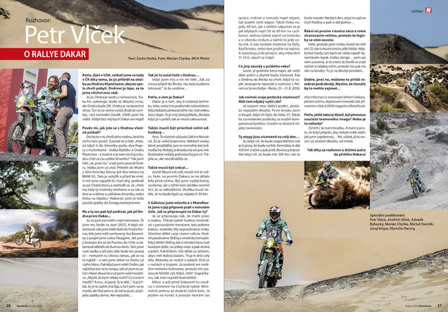 Rozhovor: Petr Vlček o rallye Dakar