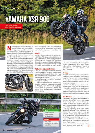 Test Yamaha XSR 900