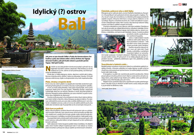 Idylický ostrov Bali