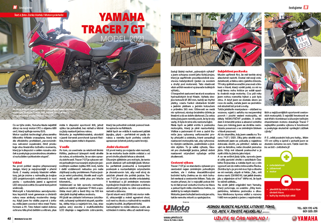 Test: Yamaha Tracer 7 GT model 2021