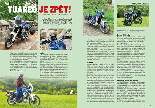 Test: Aprilia 660 Tuareg