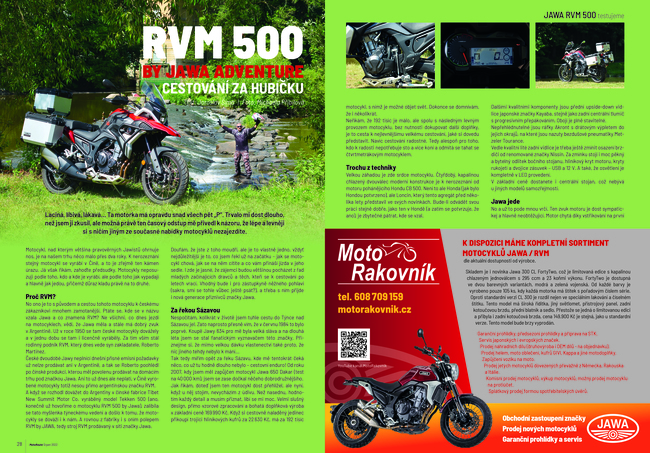 Test: Jawa RVM 500