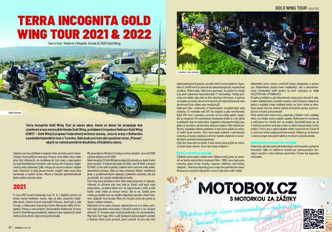 Terra Incognita Gold Wing Tour