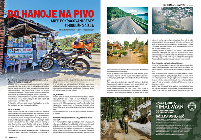 Vietnam na moto