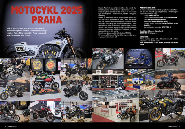 Motocykl Praha 2025