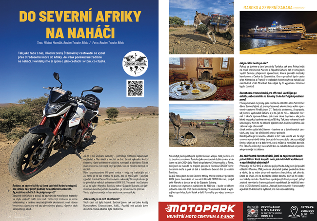 Do severní Afriky na naháči