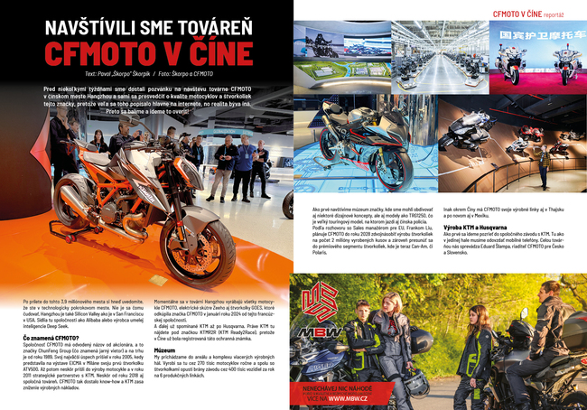 CFMOTO výroba