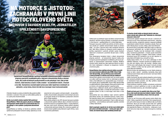DavepoMedevac David Veselý rozhovor
